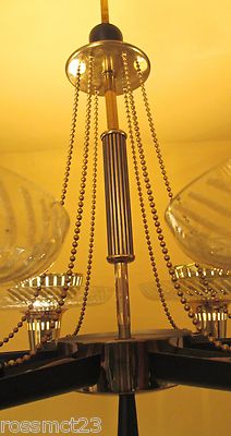 Vintage Lighting extraordinary Mid Century Modern fixture by Globe