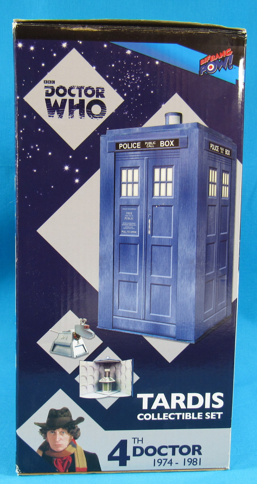 Bif Bang Pow! BBC Doctor Who Tardis Collectible Set 4th Doctor COMPLETE W/ BOX