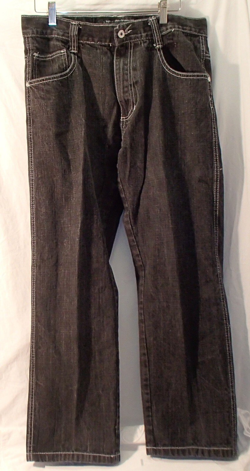 South Pole 5180 Black Denim Baggy Pants Y2K Jeans Mens