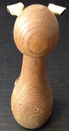 Vintage Wooden Cat Toothpick Holder