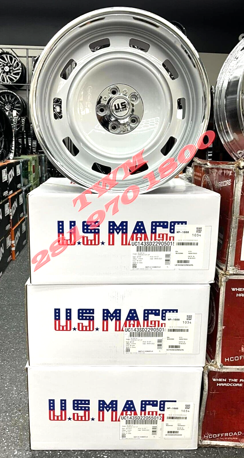 4 NEW 20x8.5…20x10 US MAGS SCOTTSDALE UC143 WHEELS 5x127