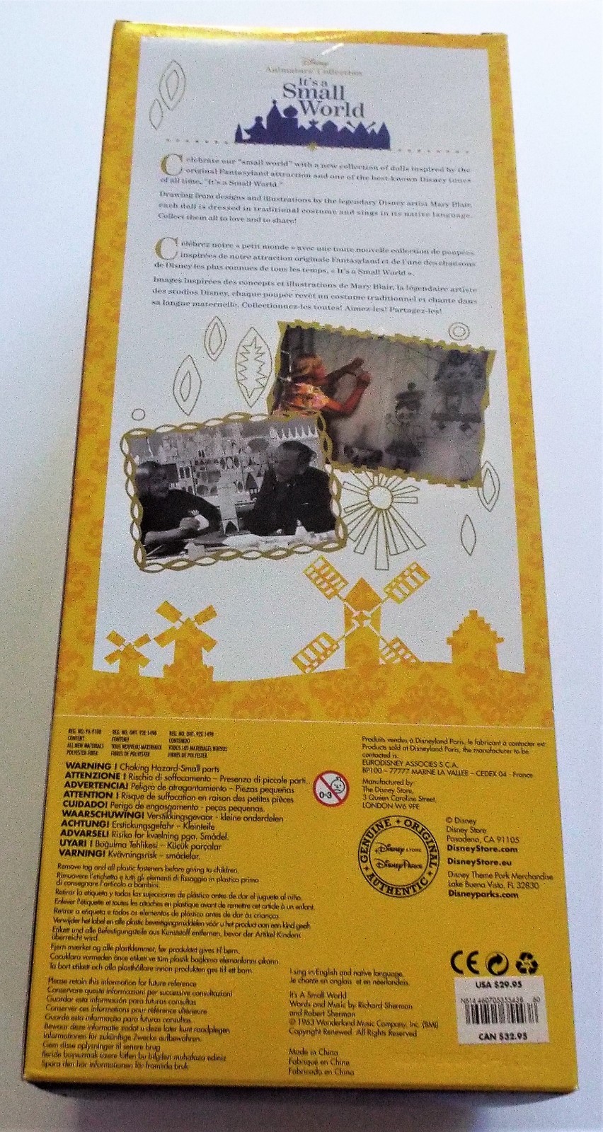 Disney It's A Small World Holland Singing 16