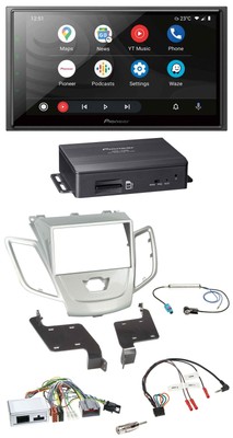 Pioneer TMC DAB Bluetooth Lenkrad USB 2DIN Navigation für Ford Fiesta 2008-2010