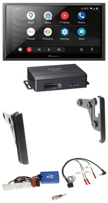 Pioneer TMC DAB Bluetooth Lenkrad USB 2DIN Navigation für Toyota Yaris 2007-2010