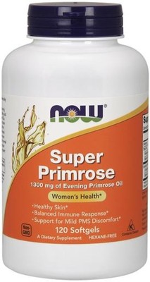 Now Foods Super Primrose 1300 мг 120 мягких капсул