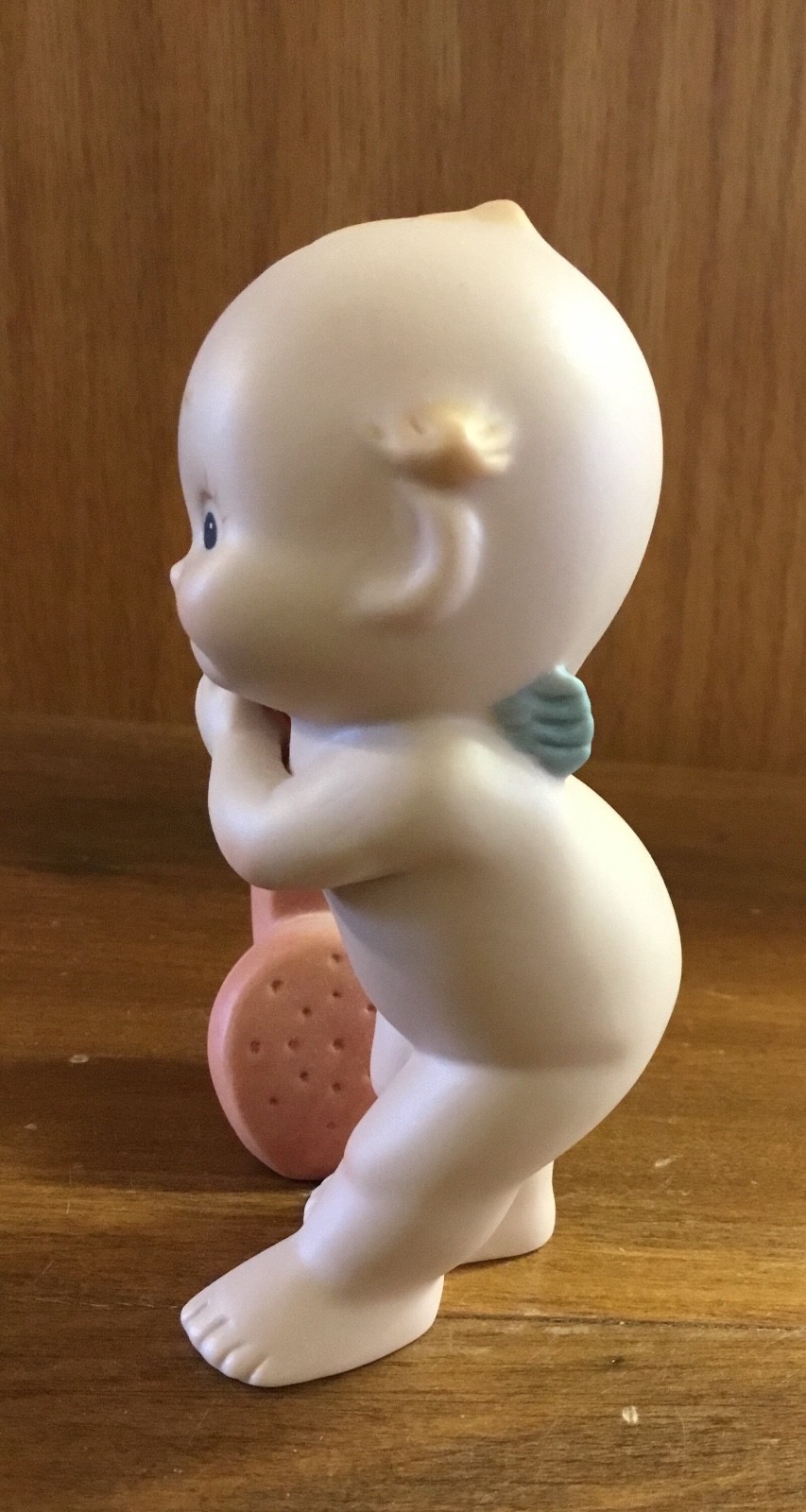 ROSE O'NEILL JESCO ENESCO KEWPIE FIGURINE 529028 w/ BABY TOY PHONE  W/BOX