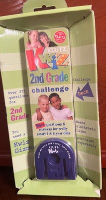  KLUTZ KWIZ 2nd Grade Challenge Deck Homeschool Kids Travel Game Learning Gift