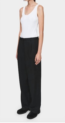 Pre-owned 6397 Slouchy Trouser In Black - Size 0