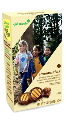 1 Case -12 Boxes 2024 Girl Scout Adventurefuls Cookies Brownie/Caramel Inspired