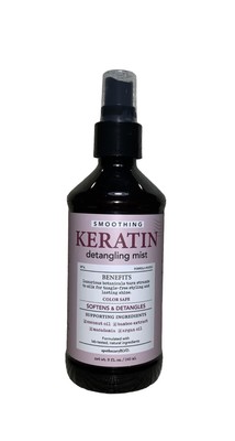 Apothecary BLVD Smoothing Keratin Detangling Hair Mist 8 oz Color Safe 