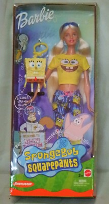 SpongeBob Squarepants Barbie Doll 2002 Nickelodeon Cartoon Fun Kids Mattel NRFB