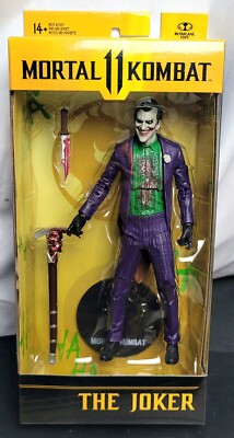 THE JOKER (Bloody) Mortal Kombat 11 McFarlane Toys Action Figure 2021 NEAR MINT
