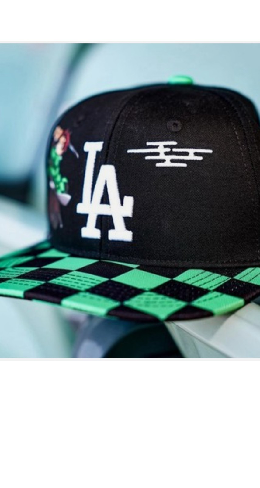 LA Dodgers × Demon Slayer キャップ Demon Slayer X Dodger Collab Hat Stadium Giveaway PRESALE 8