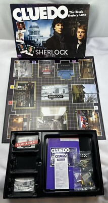 2012 Cluedo Sherlock Holmes Clue Game by Hasbro Complete Pieces Sealed FREE SHIP