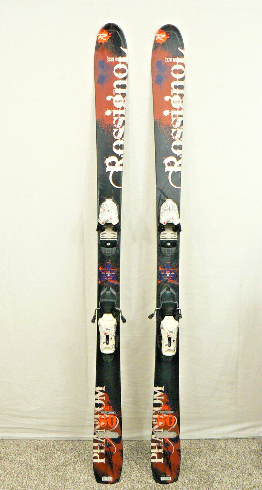165 cm ROSSIGNOL PHANTOM SC80 All Mountain Freeride Skis w 165 cm ROSSIGNOL PHANTOM SC80 All Mountain Freeride Skis w