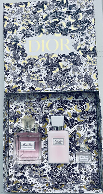 Miss Dior Blooming Bouquet 3-piece Gift Set (100 ml, 5 ml EDT and Body Milk) NEW