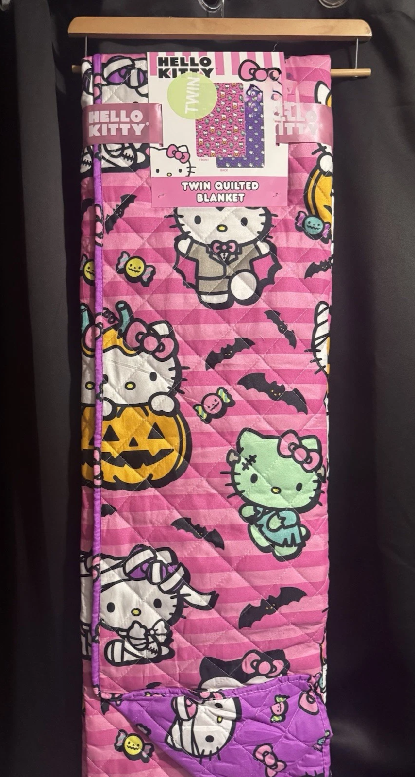 New Sanrio Hello Kitty Halloween Zombies Reversible Twin