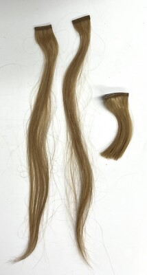 Euronext Light Caramel 100% Remy Human Hair Extensions 2-15  & 1-4  Piece