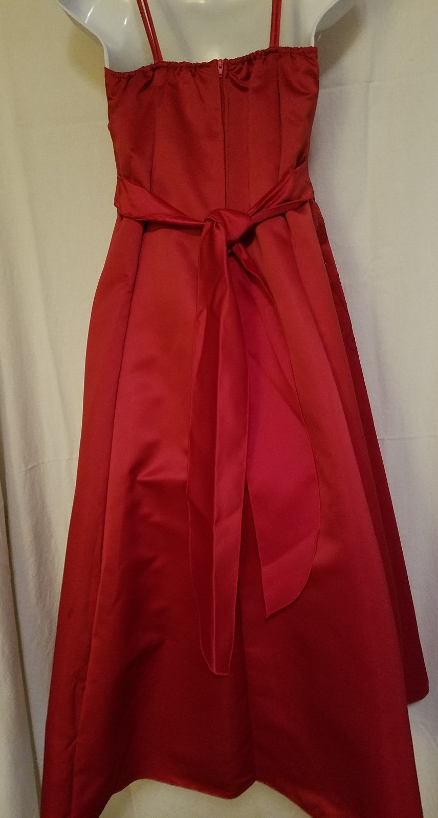 Cozy Kids - Pink Princess Size 14 Red Gown - Great For Any Formal Occassion