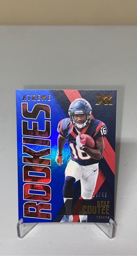 keke★ 2018 Panini XR Xtreme Rookies Keke Coutee RC Rookie Blue /49