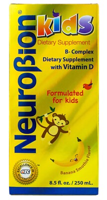 Neurobion Kids Liquid Dietary Supplement w/ B Complex & Vitamin D 250mL  07/25