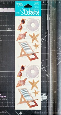 Vintage Frances Meyer Stickers Beach Buddies 4 Mods New Sealed Pack USA Made