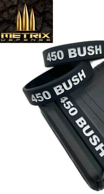 450 BUSH Magazine ID Band Quality identification band Black & White (Pack of 3)