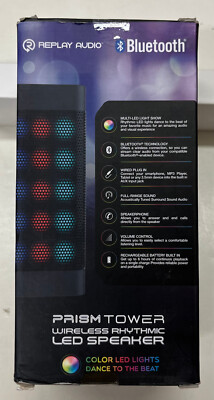 PrismTower Wireless Rhythmic LED Speaker (RPA-BTLED4BK)