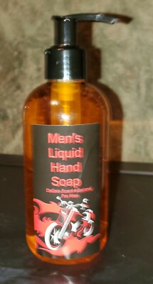 Handmade Mens 8 oz Hand Soap