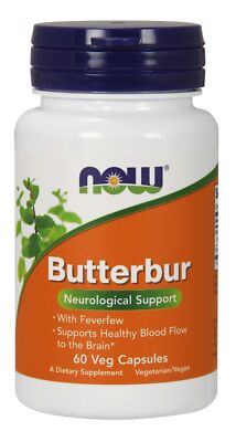 Белокопытник Now Foods 75 мг 60 растительных капсул