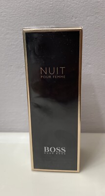 Hugo Boss Nuit Pour Femme 1.6oz/50ml Eau De Parfum Spray Women New In Box 