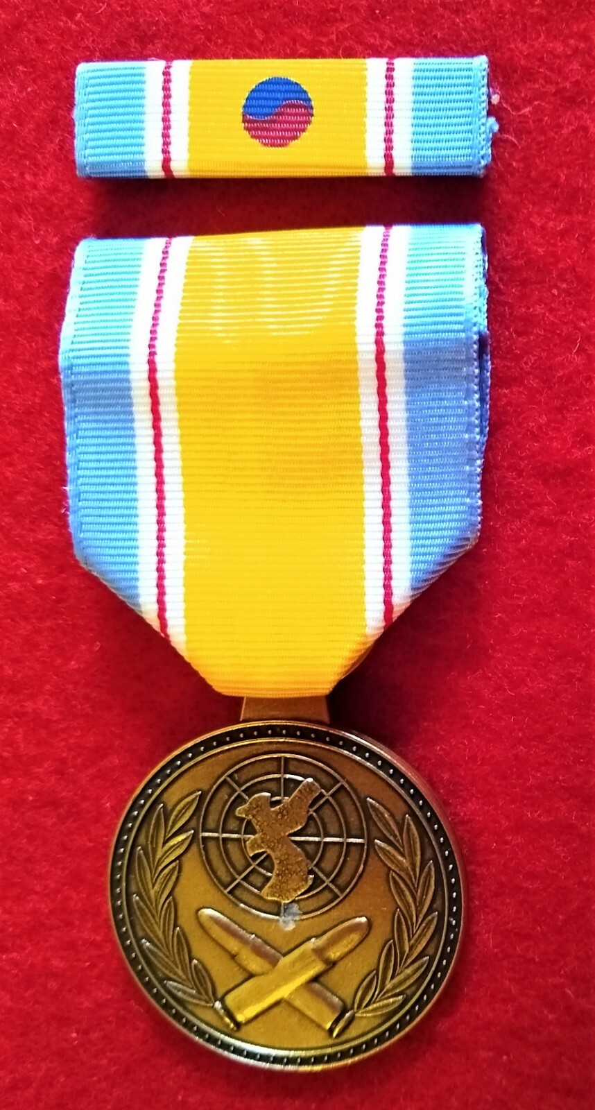 KOREAN WAR ERA USMC Service MEDALS with ribbons, stars, ROK, RESERVES, ANODIZED