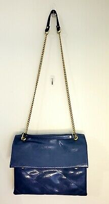 Women's OKPTA1519426 Navy Blue Purse Handbag OK.0973628 Leather Crossbody Chain