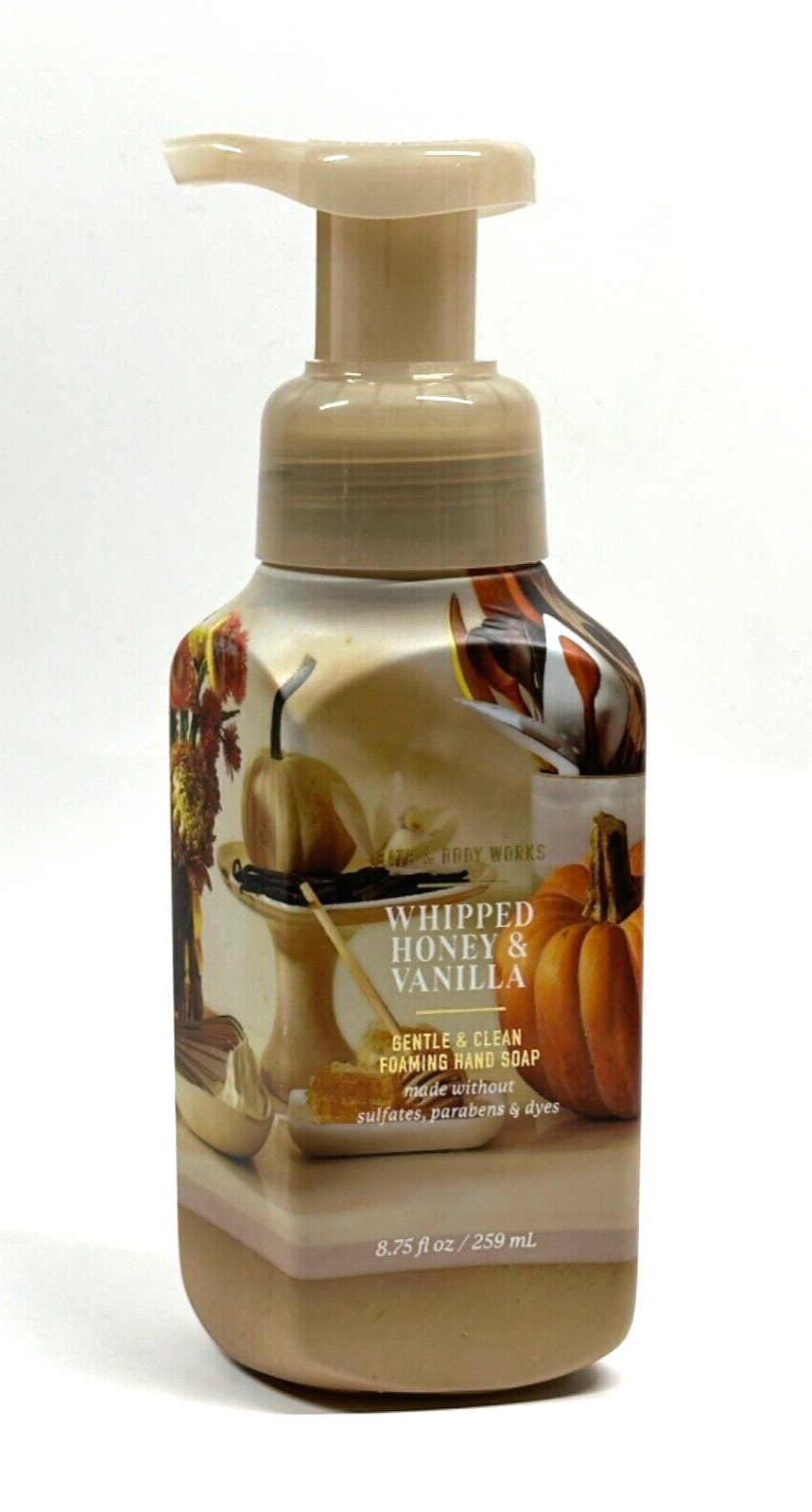 NEW 1 BATH & BODY WORKS WHIPPED HONEY & VANILLA GENTLE