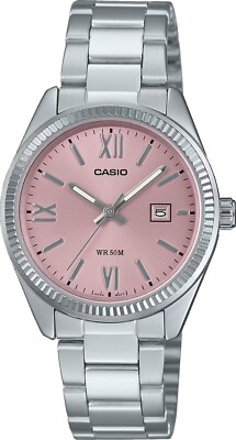 Casio LTP1302DD-4A1V Women's Standard Stainless Steel Pink Dial Analog Watch
