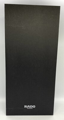 Vintage Rado Switzerland Watch presentation Box  Booklet 12.5/8 x 6.1/8 x 3.5/8 