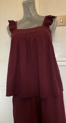 Cami Vest Top & Shorts 2 Piece Set - ICHI -  Size Small Lounge Set Brand New