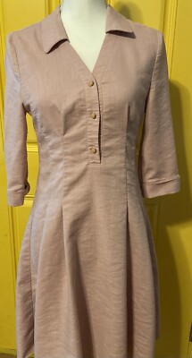 Visit In New York A Line Dress Dress XS 3/4 Sleeve Lined