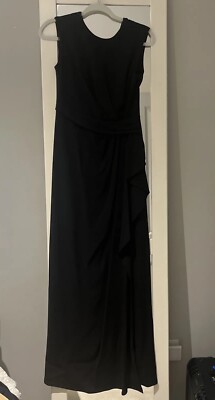 Pianoforte Di Max Mara Black Formal Evening Dress UK 8