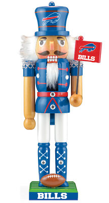 MasterPieces - Buffalo Bills - NFL Decorative Nutcracker - 12'' Tall