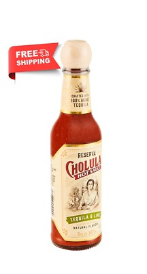 Cholula Tequila & Lime Reserva Hot Sauce Crafted with 100% Agave Tequila 5 fl oz