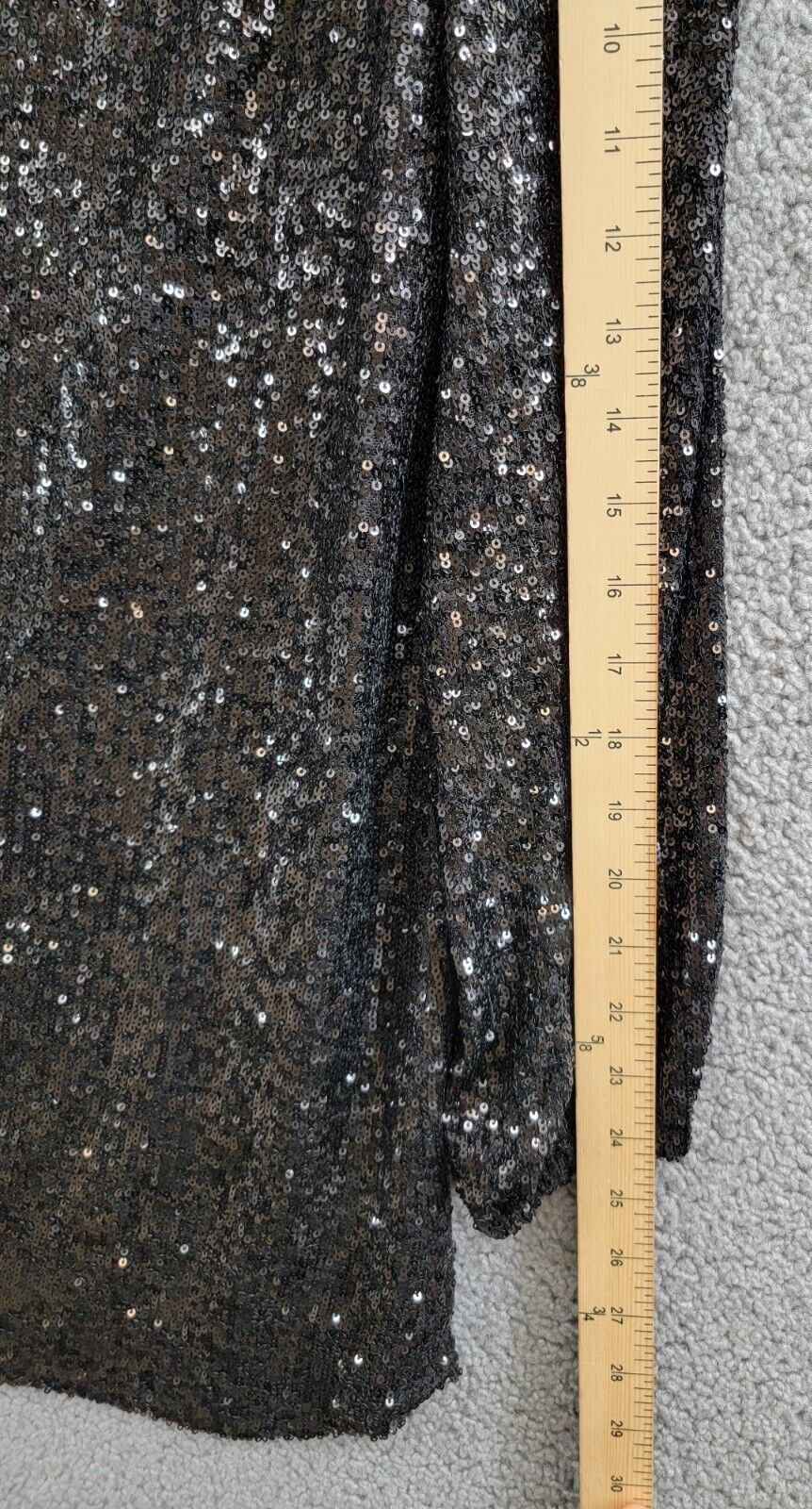 Steve Madden Delorean Sequined Mini Cocktail Dress Women's S Black Pullover - Picture 11 of 16