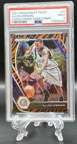 ALLEN IVERSON SPECTRA PSA10 ジャージナンバー 2024-25 Prizm Red White & Blue Allen Iverson #291