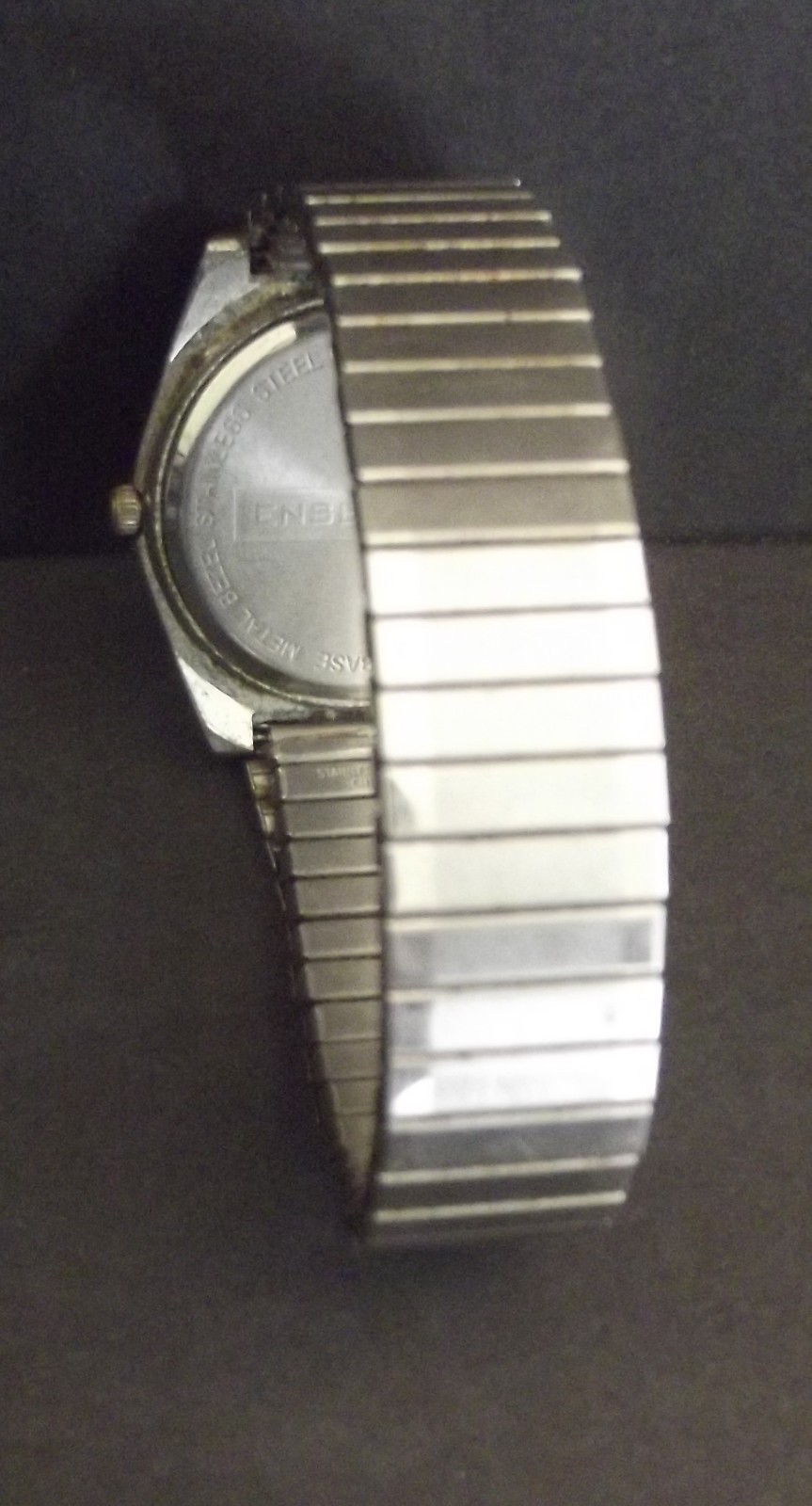 Ensemble Vintage Men's Quartz Watch For Parts V377 Military Time Hours