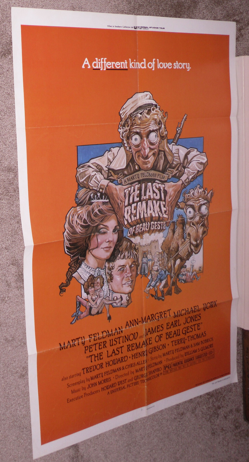 The Last Remake of Beau Geste レトロ　映画ポスター THE LAST REMAKE OF BEAU GESTE one sheet MARTY FELDMAN/ANN