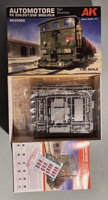AK INTERACTIVE AK35009 - AUTOMOTORE FS 206/207/208 SOGLIOLA RAIL SHUNTER - 1/35