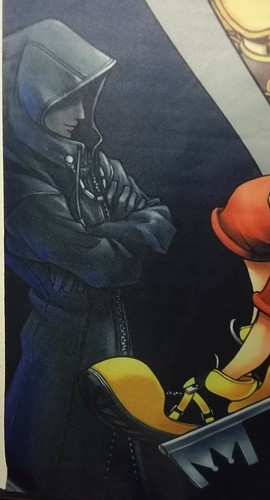 SORA / KINGDOM HEARTS Video Game ADVERTISING Color Fabric Hanging Poster Banner