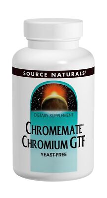 Source Naturals, Inc. Chromium GTF 200 мкг без дрожжей 240 таблеток