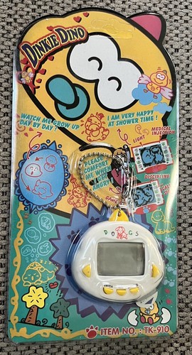 Original RakuRaku DinoKun White Dinkie Dino Electronic