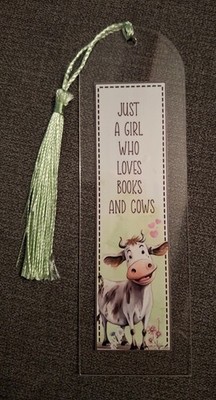 Lovely Handmade Cow Lovers Bookmark Gift 